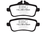 EBC 14+ Mercedes-Benz CLA45 AMG 2.0 Turbo Yellowstuff Rear Brake Pads EBC Brake Pads - Performance  AXOPROS
