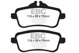EBC 14+ Mercedes-Benz CLA45 AMG 2.0 Turbo Yellowstuff Rear Brake Pads EBC Brake Pads - Performance  AXOPROS