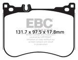 EBC 14+ Mercedes-Benz S550 4.7 Twin Turbo AMG Sport Pkg Yellowstuff Front Brake Pads EBC Brake Pads - Performance  AXOPROS