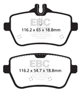 EBC 14+ Mercedes-Benz S550 4.7 Twin Turbo Redstuff Rear Brake Pads EBC Brake Pads - Performance  AXOPROS