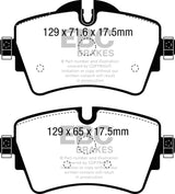 EBC 14+ Mini Hardtop 2.0 Turbo Cooper S Yellowstuff Front Brake Pads EBC Brake Pads - Performance  AXOPROS