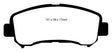 EBC 14+ Nissan Juke 1.6 Turbo Nismo RS Yellowstuff Front Brake Pads EBC Brake Pads - Performance  AXOPROS
