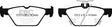EBC 15-17 Subaru Legacy 2.5L/3.6L Redstuff Rear Brake Pads EBC Brake Pads - Performance  AXOPROS