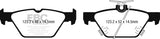 EBC 15-17 Subaru Legacy 2.5L/3.6L Redstuff Rear Brake Pads EBC Brake Pads - Performance  AXOPROS