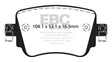 EBC 15-21 Volkswagen GTi 2.0 Turbo Ultimax2 Rear Brake Pads EBC Brake Pads - OE  AXOPROS