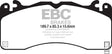 EBC 15-23 Ford Mustang 5.0L (Gen 6) Redstuff Front Brake Pads EBC Brake Pads - Performance  AXOPROS