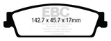EBC 15+ Cadillac Escalade 6.2 2WD Greenstuff Rear Brake Pads EBC Brake Pads - Performance  AXOPROS