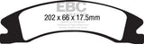 EBC 15+ Cadillac Escalade Ext/Esv 6.2 2WD Greenstuff Front Brake Pads EBC Brake Pads - Performance  AXOPROS