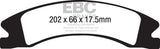 EBC 15+ Cadillac Escalade Ext/Esv 6.2 2WD Greenstuff Front Brake Pads EBC Brake Pads - Performance  AXOPROS