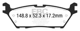 EBC 15+ Ford F150 2.7 Twin Turbo (2WD) Electric PB Greenstuff Rear Brake Pads EBC Brake Pads - Performance  AXOPROS