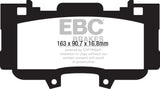 EBC 15+ Ford Mustang 2.3 Turbo Performance Pkg Yellowstuff Front Brake Pads EBC Brake Pads - Performance  AXOPROS