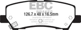 EBC 15+ Ford Mustang 2.3 Turbo Redstuff Rear Brake Pads EBC Brake Pads - Performance  AXOPROS