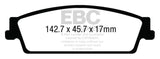 EBC 15+ Gmc Yukon XL / Denali XL 1500 Extra Duty Rear Brake Pads EBC Brake Pads - Performance  AXOPROS