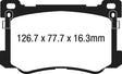 EBC 15+ Hyundai Genesis 3.8 Yellowstuff Front Brake Pads EBC Brake Pads - Performance  AXOPROS