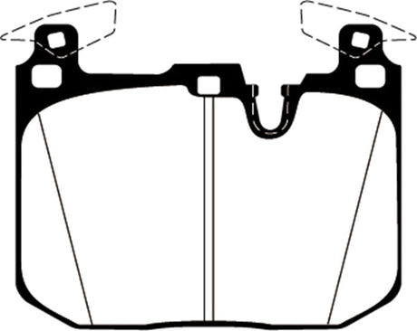 EBC 16-18 BMW M2 (F87) Bluestuff Front Brake Pads EBC Brake Pads - Racing  AXOPROS