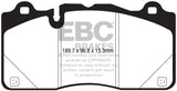 EBC 16-18 Cadillac CTS-V Redstuff Ceramic Low Dust Front Brake Pads EBC Brake Pads - Performance  AXOPROS