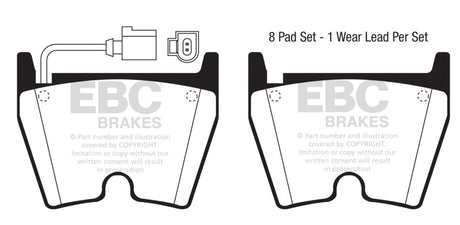 EBC 17-18 Audi  RS3 Redstuff Front Brake Pads EBC Brake Pads - Performance  AXOPROS