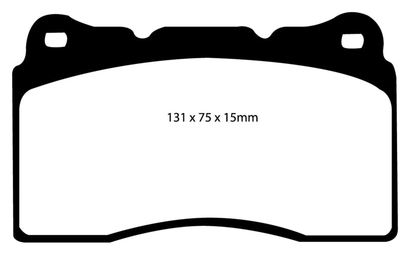 EBC 17-21 Honda Civic Type-R (FK8) Bluestuff Front Brake Pads EBC Brake Pads - Racing  AXOPROS