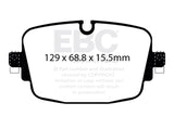 EBC 19-23 Audi RS6 / 19-23 Audi RS7 Rear Yellowstuff Brake Pads EBC Brake Pads - Performance  AXOPROS