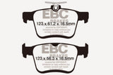 EBC 2014+ Audi A3 1.8 Turbo (w/Electronic Parking Brake) Redstuff Rear Brake Pads EBC Brake Pads - Performance  AXOPROS