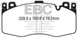 EBC 2015+ BMW X5M 4.4TT (F85) Yellowstuff Front Brake Pads EBC Brake Pads - Performance  AXOPROS