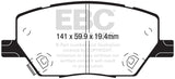 EBC 2015+ Fiat 500X 1.4L Turbo Greenstuff Front Brake Pads EBC Brake Pads - Performance  AXOPROS