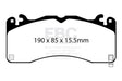 EBC 2015+ Ford Mustang (6Th Gen) 2.3L Turbo (GT Package) Bluestuff Front Brake Pads EBC Brake Pads - Racing  AXOPROS