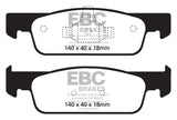 EBC 2016-2017 Smart Fortwo 0.9L Turbo Greenstuff Front Brake Pads EBC Brake Pads - Performance  AXOPROS