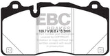 EBC 2016+ Cadillac CTS-V 6.2L Supercharged Yellowstuff Front Brake Pads EBC Brake Pads - Performance  AXOPROS