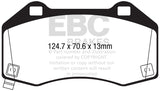 EBC 2016+ Mazda Miata MX-5 / 17-20 Fiat 124 Spider Abarth Yellowstuff Front Brake Pads EBC Brake Pads - Performance  AXOPROS