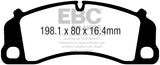 EBC 2016+ Porsche 911 (991/992) Carrera S 3.0TT (Cast Iron Rotor Only) Redstuff Front Brake Pads EBC Brake Pads - Performance  AXOPROS