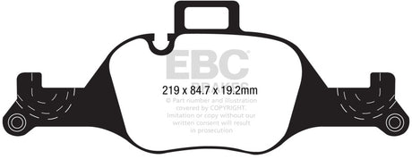 EBC 2017+ BMW 530 G30 Redstuff Front Brake Pads EBC Brake Pads - Performance  AXOPROS