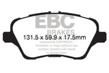 EBC 2017+ Ford Fiesta (MK7) Bluestuff Front Brake Pads EBC Brake Pads - Racing  AXOPROS