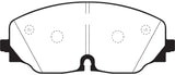EBC 2017+ Volkswagen Atlas 2.0L Turbo Greenstuff Front Brake Pads EBC Brake Pads - Performance  AXOPROS