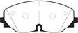 EBC 2017+ Volkswagen Atlas 2.0L Turbo Greenstuff Front Brake Pads EBC Brake Pads - Performance  AXOPROS