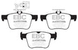 EBC 2018 Audi TT Quattro Redstuff Rear Brake Pads EBC Brake Pads - Performance  AXOPROS