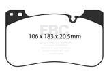 EBC 2018+ BMW M5 4.4TT (F90) Yellowstuff Front Brake Pads EBC Brake Pads - Performance  AXOPROS