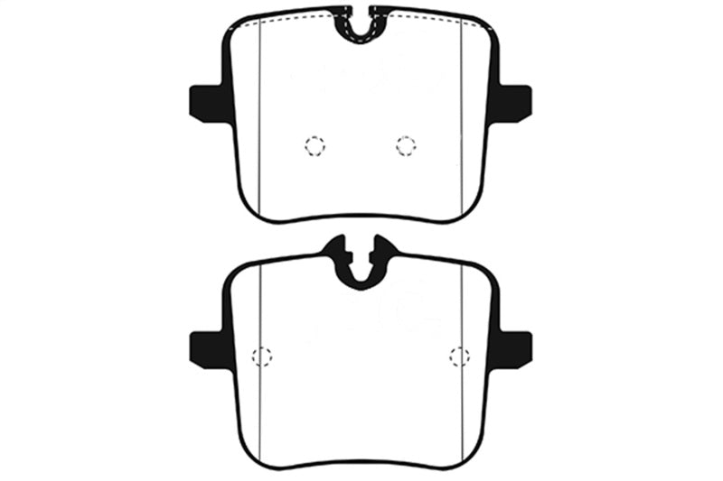 EBC 2018+ BMW M5 4.4TT (F90) Yellowstuff Rear Brake Pads EBC Brake Pads - Performance  AXOPROS