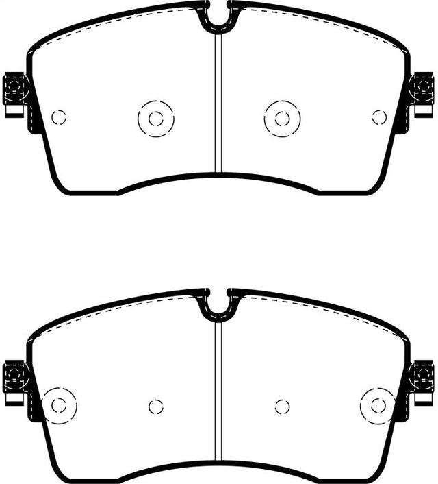 EBC 2018+ Jaguar E-Pace 2.0L Turbo (246) Yellowstuff Front Brake Pads EBC Brake Pads - Performance  AXOPROS
