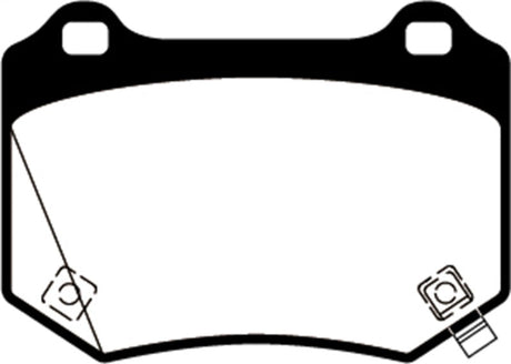 EBC 2018+ Subaru WRX STI 2.5L Turbo Bluestuff Rear Brake Pads EBC Brake Pads - Racing  AXOPROS