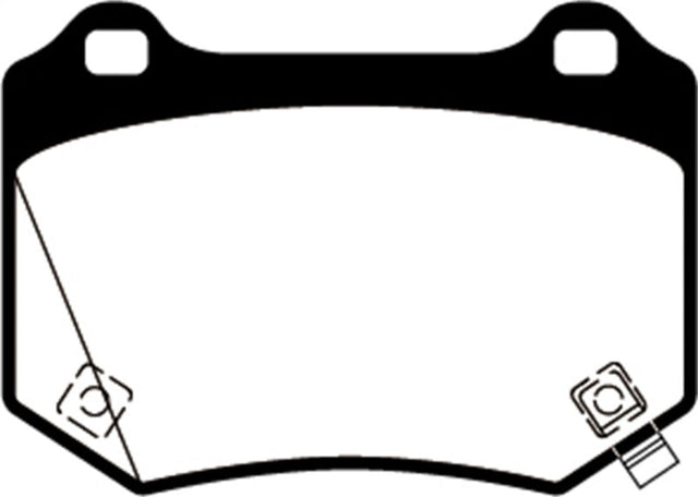 EBC 2018+ Subaru WRX STI 2.5L Turbo Bluestuff Rear Brake Pads EBC Brake Pads - Racing  AXOPROS