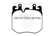 EBC 2019+ BMW X7 Bluestuff Front Brake Pads EBC Brake Pads - Racing  AXOPROS