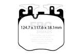 EBC 2019+ BMW X7 Bluestuff Front Brake Pads EBC Brake Pads - Racing  AXOPROS
