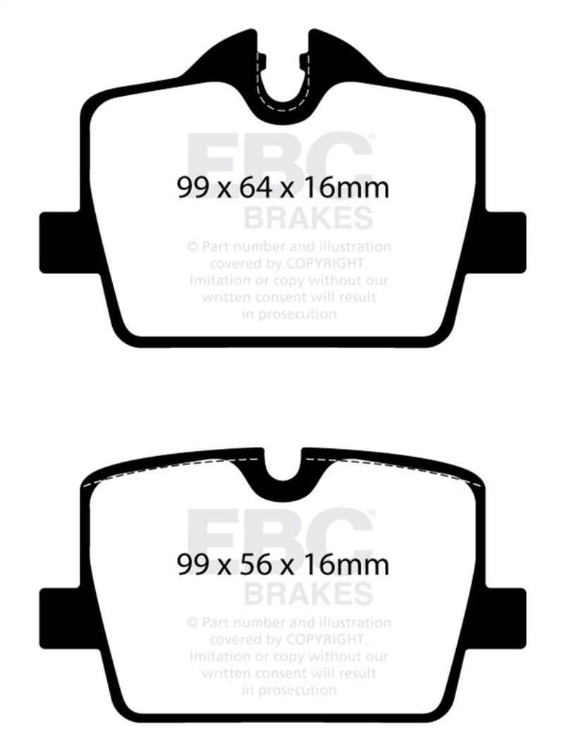 EBC 2019+ BMW Z4 G29 2.0T Bluestuff Rear Brake Pads EBC Brake Pads - Racing  AXOPROS