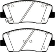EBC 2019+ Genesis G70 2.0T Yellowstuff Front Brake Pads EBC Brake Pads - Performance  AXOPROS
