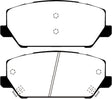 EBC 2019+ Hyundai Veloster N (2nd Gen) 2.0L Turbo Redstuff Front Brake Pads EBC Brake Pads - Performance  AXOPROS