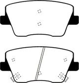 EBC 2019+ Hyundai Veloster N (2nd Gen) 2.0L Turbo Yellowstuff Rear Brake Pads EBC Brake Pads - Performance  AXOPROS