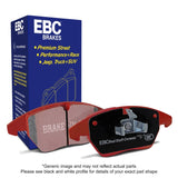 EBC 2019+ Lexus ES300H 2.5L Hybrid Redstuff Front Brake Pads EBC Brake Pads - Performance  AXOPROS