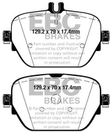 EBC 2019+ Mercedes-Benz CLS53 AMG (C257) 3.0L Turbo Yellowstuff Rear Brake Pads EBC Brake Pads - Performance  AXOPROS