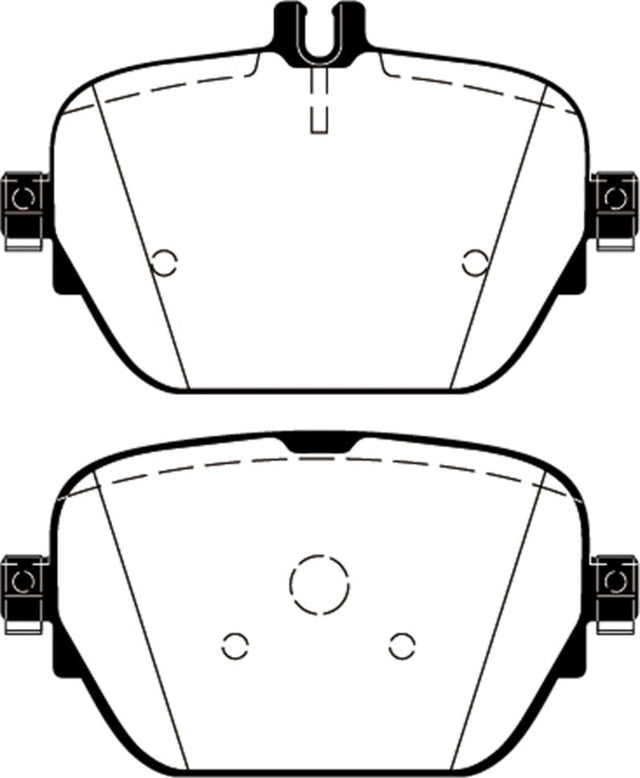 EBC 2019+ Mercedes-Benz CLS53 AMG (C257) 3.0L Turbo Yellowstuff Rear Brake Pads EBC Brake Pads - Performance  AXOPROS